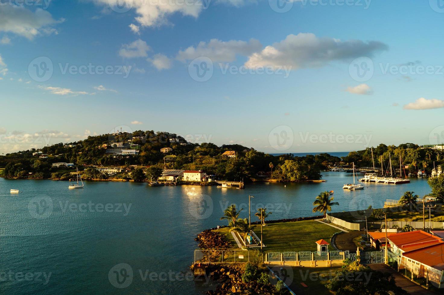 Saint Lucia from the perspective of the cruise terminal photo