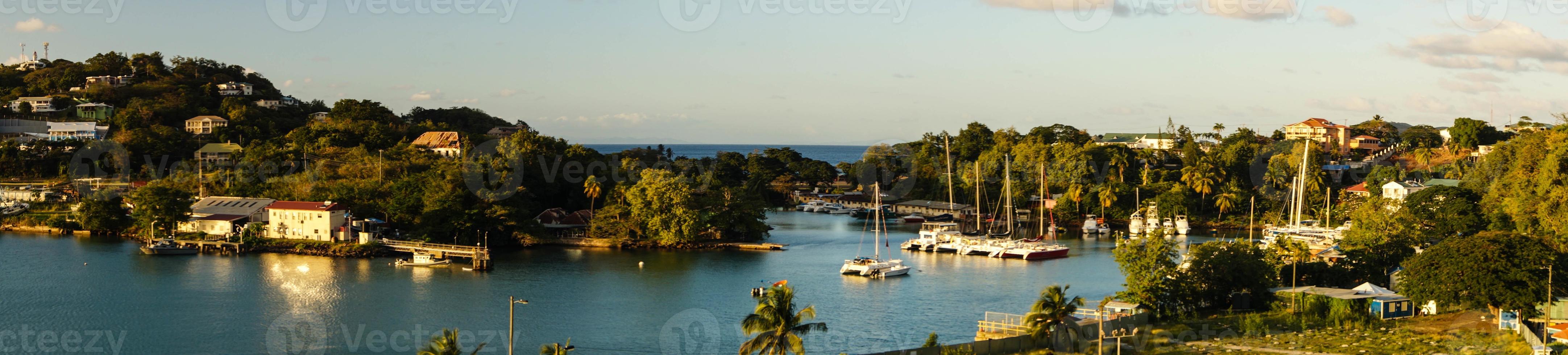 Saint Lucia from the perspective of the cruise terminal photo