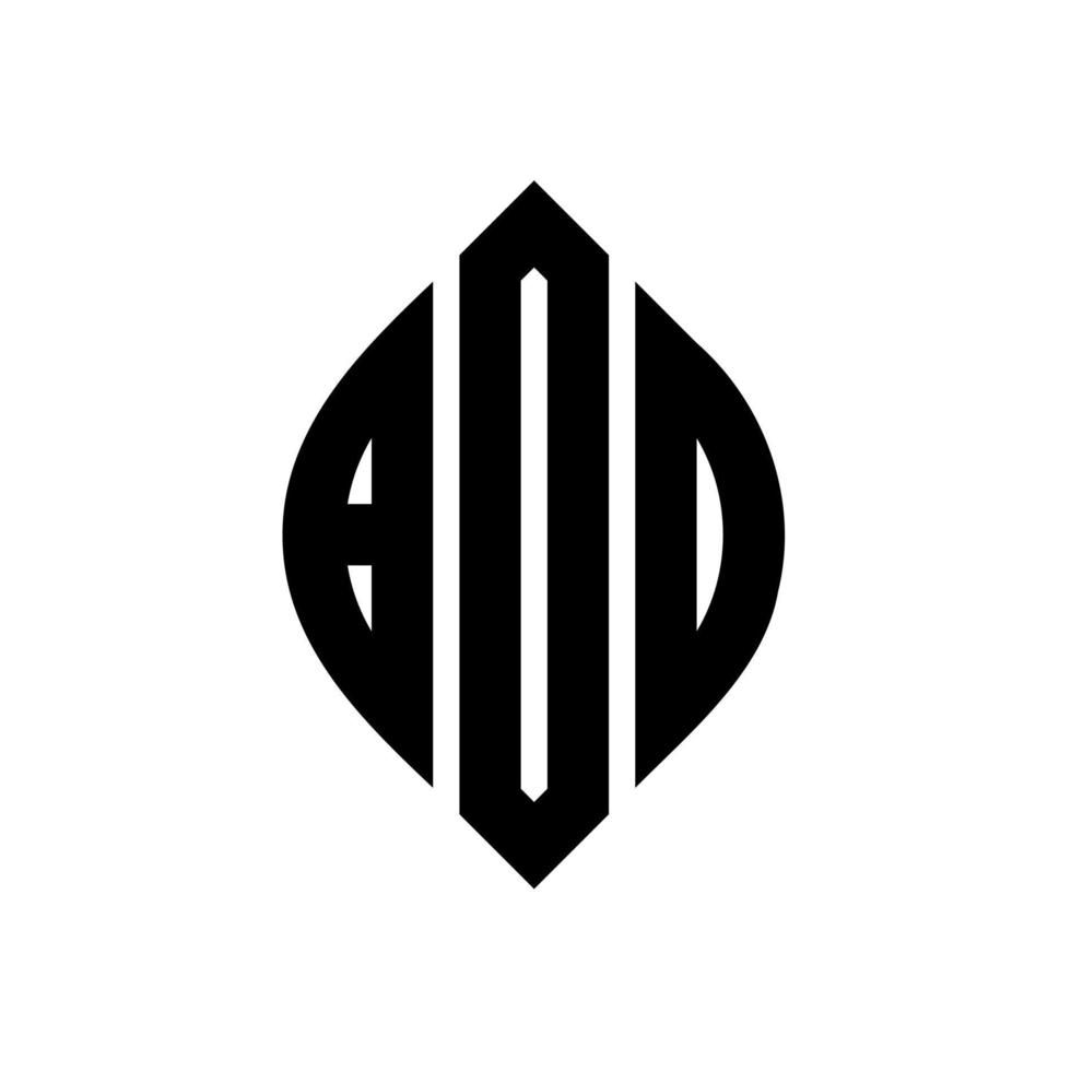 BDD circle letter logo design with circle and ellipse shape. BDD ellipse letters with typographic style. The three initials form a circle logo. BDD Circle Emblem Abstract Monogram Letter Mark Vector. vector