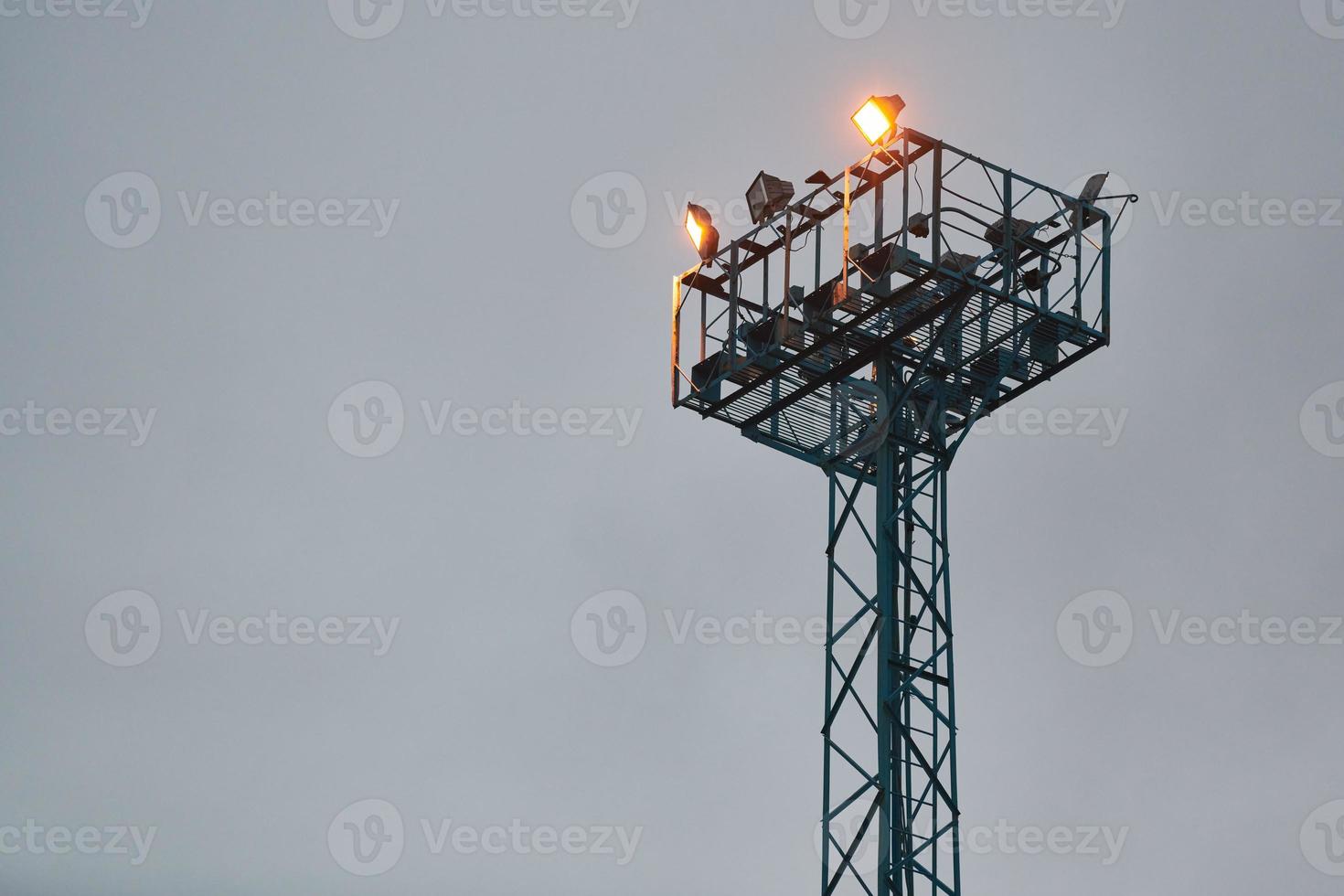 Security watchtower for observing photo