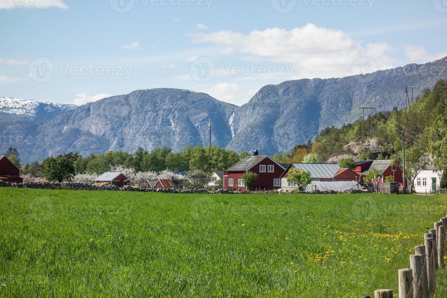 Eidfjord in norway photo