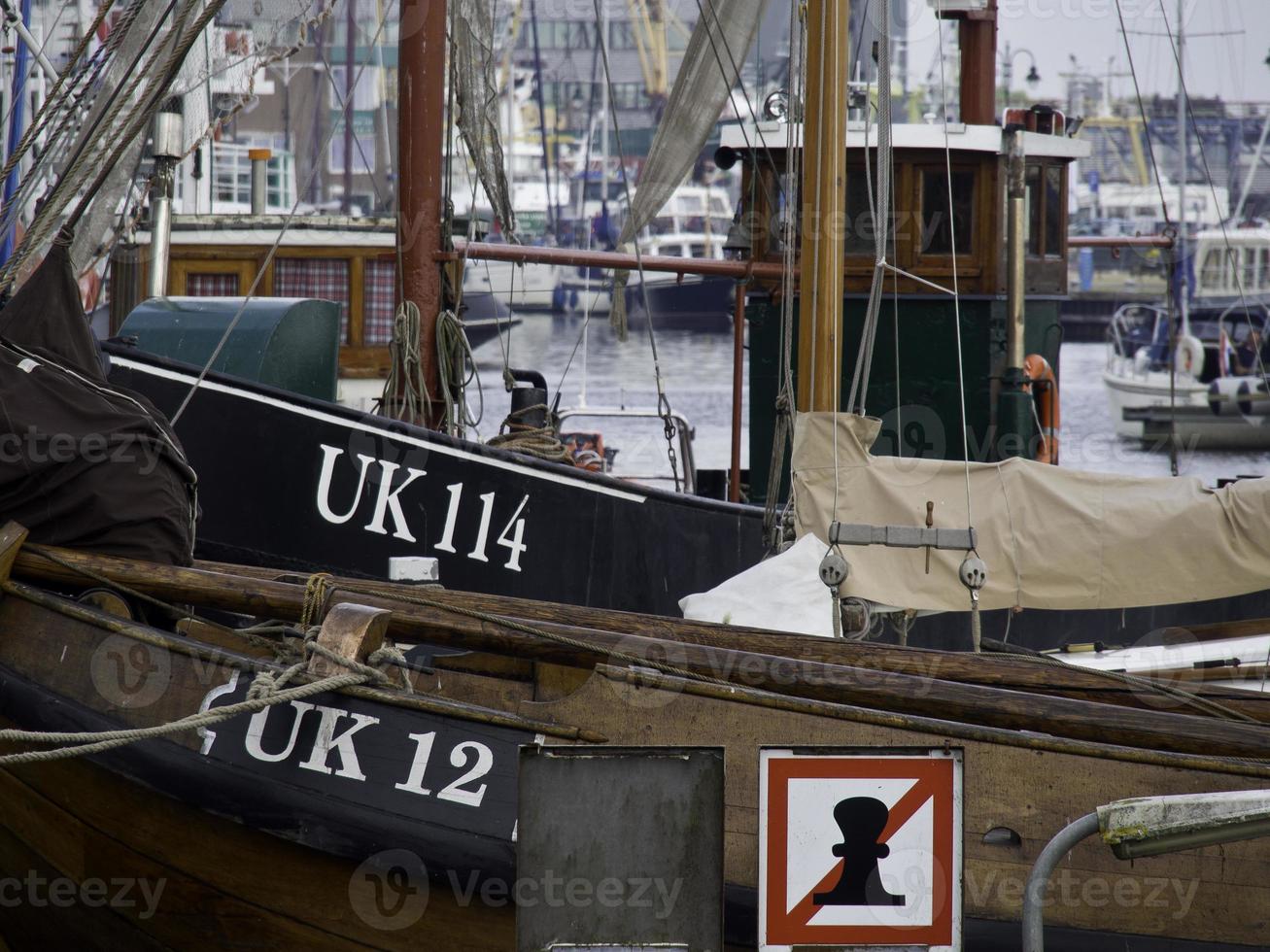 urk at the Ijsselmeer in the netherlands photo