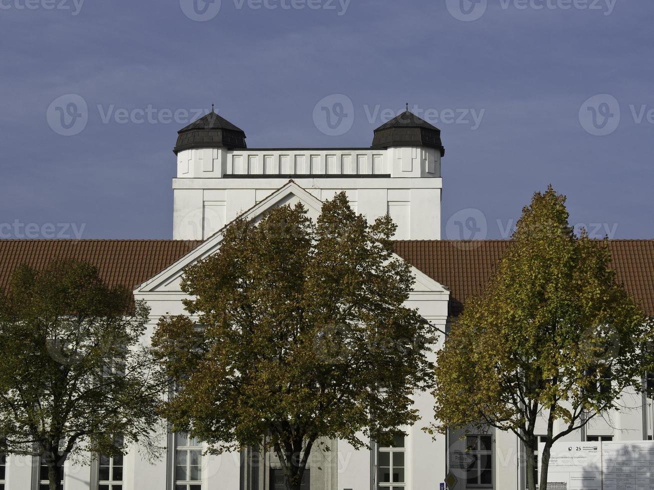 la ciudad alemana de schwerin foto