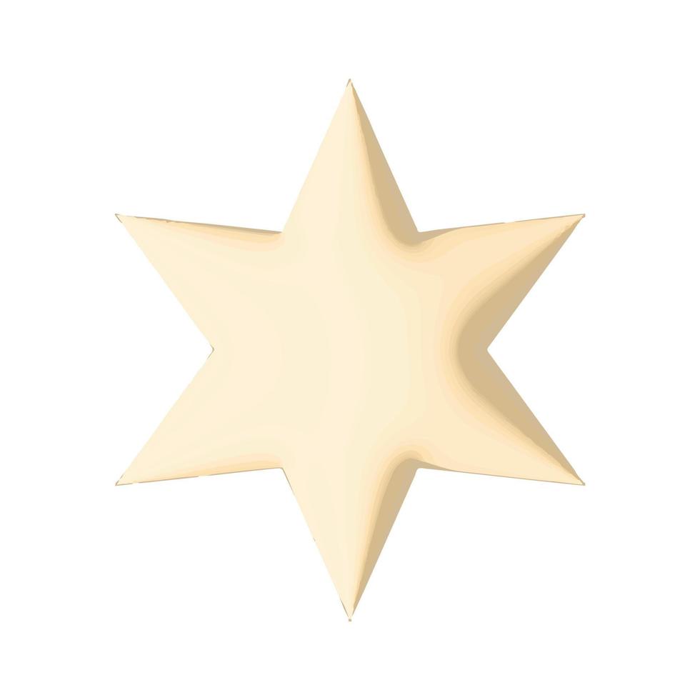 Yellow star. Customer rating feedback, rang, rating, achievements and decor concept. 3d vector icon. Cartoon minimal style