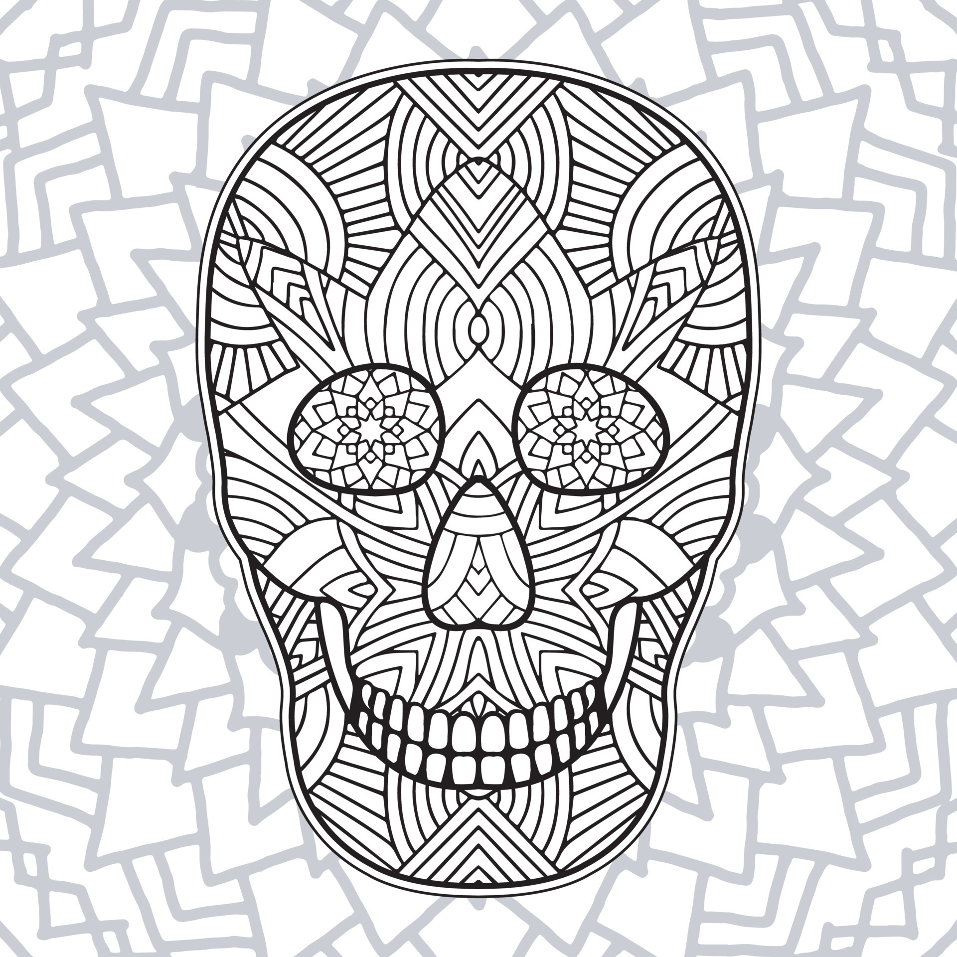 sugar skulls coloring pages