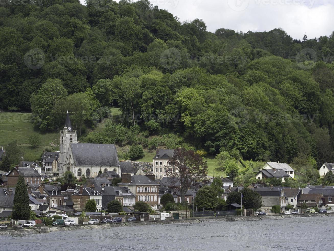 river seine in france photo