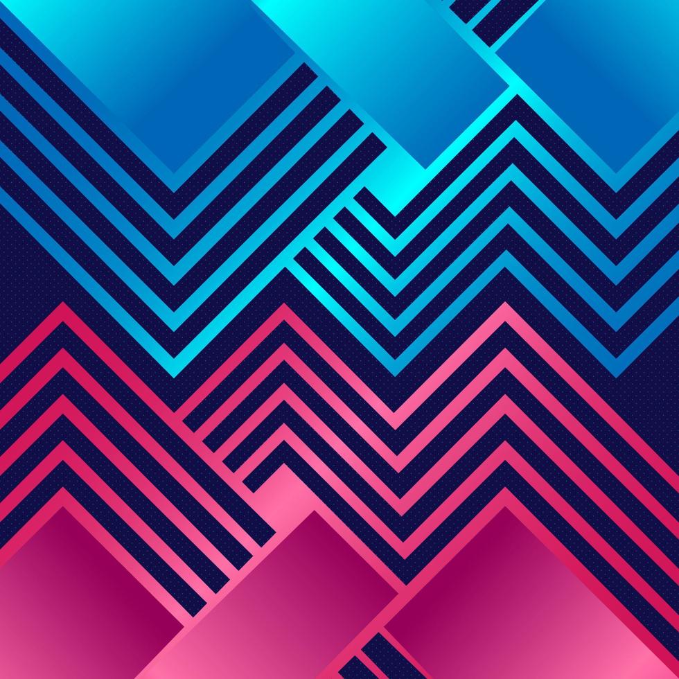 colorful gradient geometric line background design vector