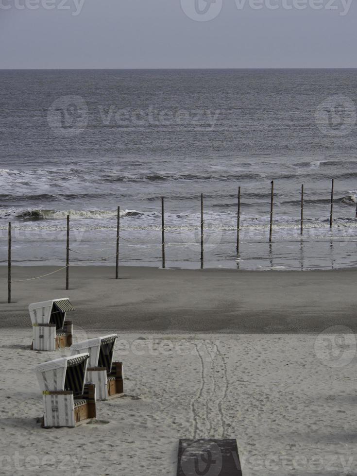 wangerooge island in the north sea photo