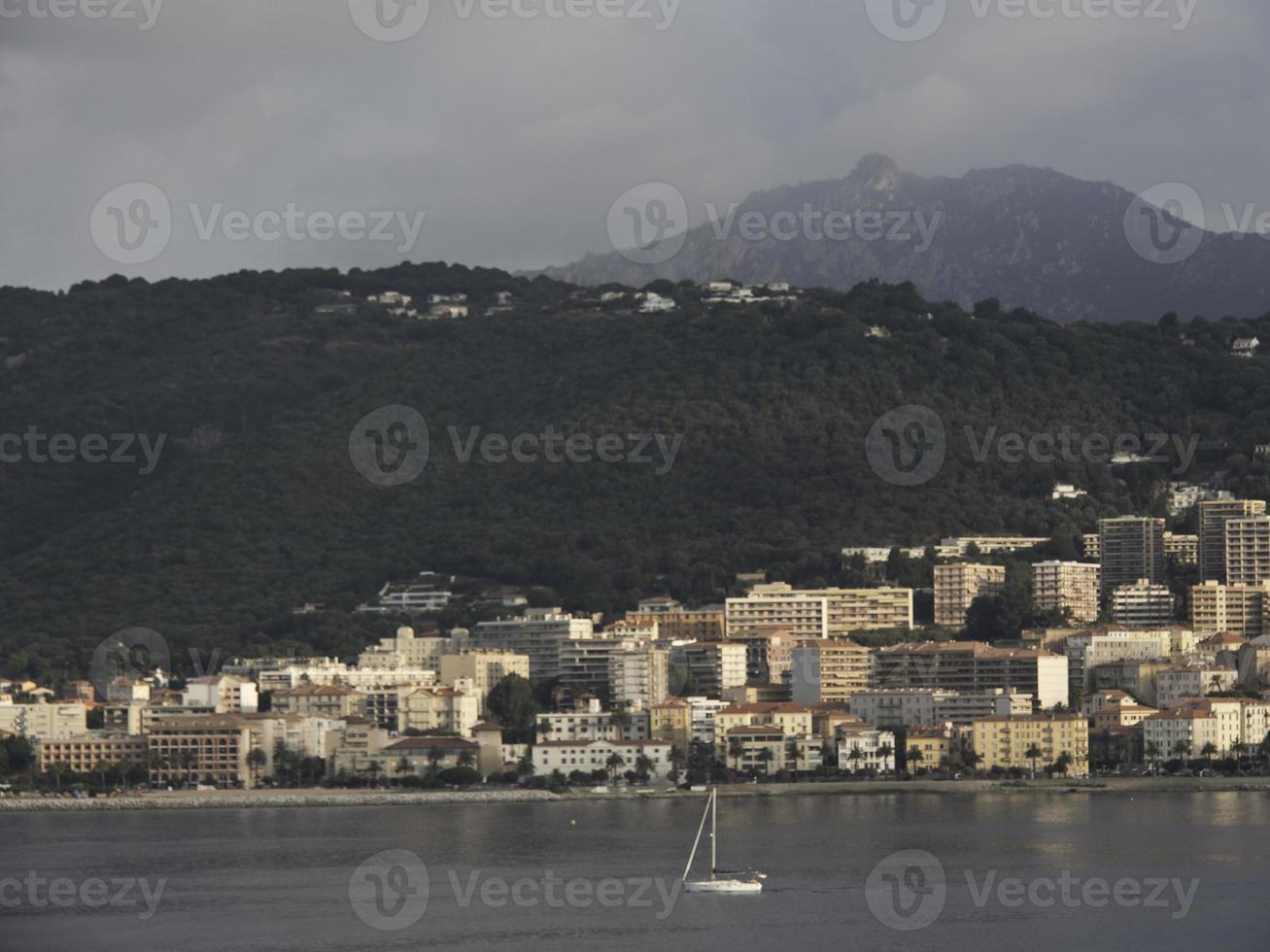 corsica island in france photo
