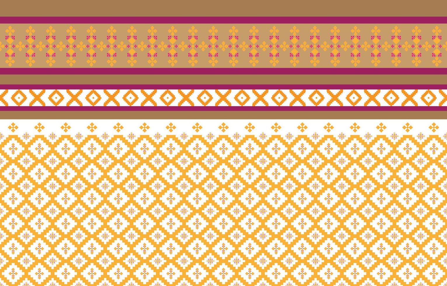Abstract geometric and tribal patterns, usage design local fabric patterns, Design inspired by indigenous tribes. geometric Vector illustration