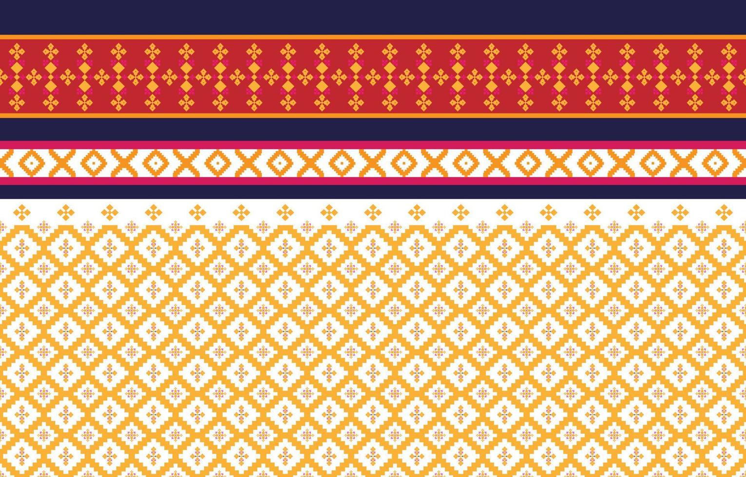 Abstract geometric and tribal patterns, usage design local fabric patterns, Design inspired by indigenous tribes. geometric Vector illustration