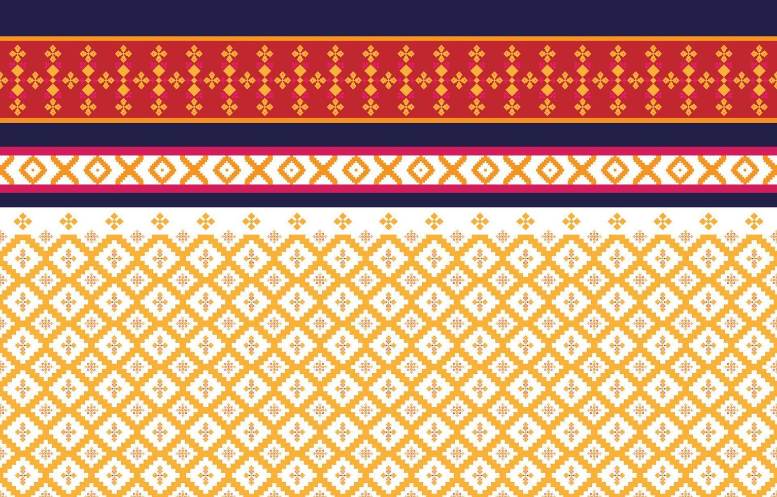 Abstract geometric and tribal patterns, usage design local fabric patterns, Design inspired by indigenous tribes. geometric Vector illustration