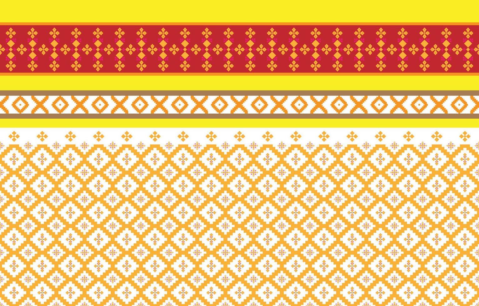Abstract geometric and tribal patterns, usage design local fabric patterns, Design inspired by indigenous tribes. geometric Vector illustration