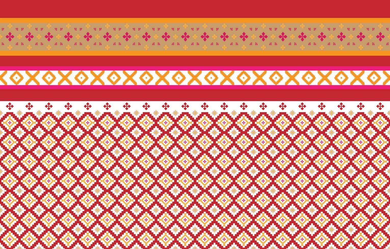 Abstract geometric and tribal patterns, usage design local fabric patterns, Design inspired by indigenous tribes. geometric Vector illustration