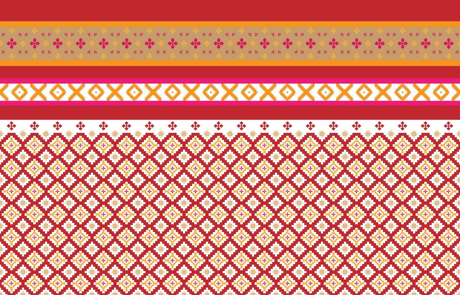 Abstract geometric and tribal patterns, usage design local fabric patterns, Design inspired by indigenous tribes. geometric Vector illustration