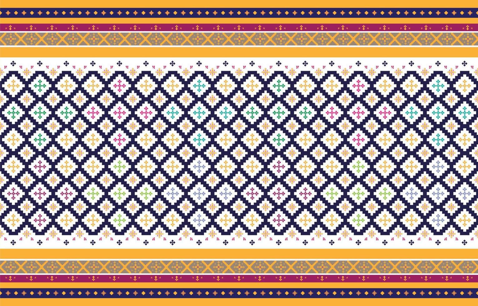 Abstract geometric and tribal patterns, usage design local fabric patterns, Design inspired by indigenous tribes. geometric Vector illustration