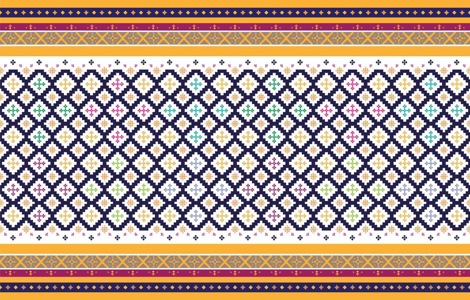 Abstract geometric and tribal patterns, usage design local fabric patterns, Design inspired by indigenous tribes. geometric Vector illustration