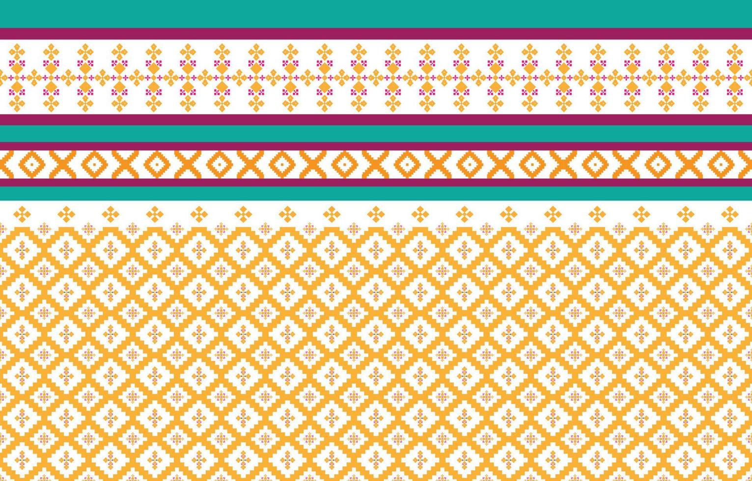 Abstract geometric and tribal patterns, usage design local fabric patterns, Design inspired by indigenous tribes. geometric Vector illustration