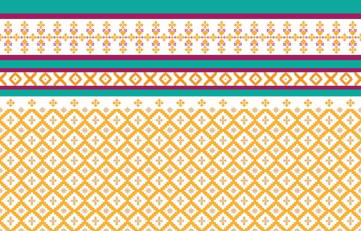 Abstract geometric and tribal patterns, usage design local fabric patterns, Design inspired by indigenous tribes. geometric Vector illustration