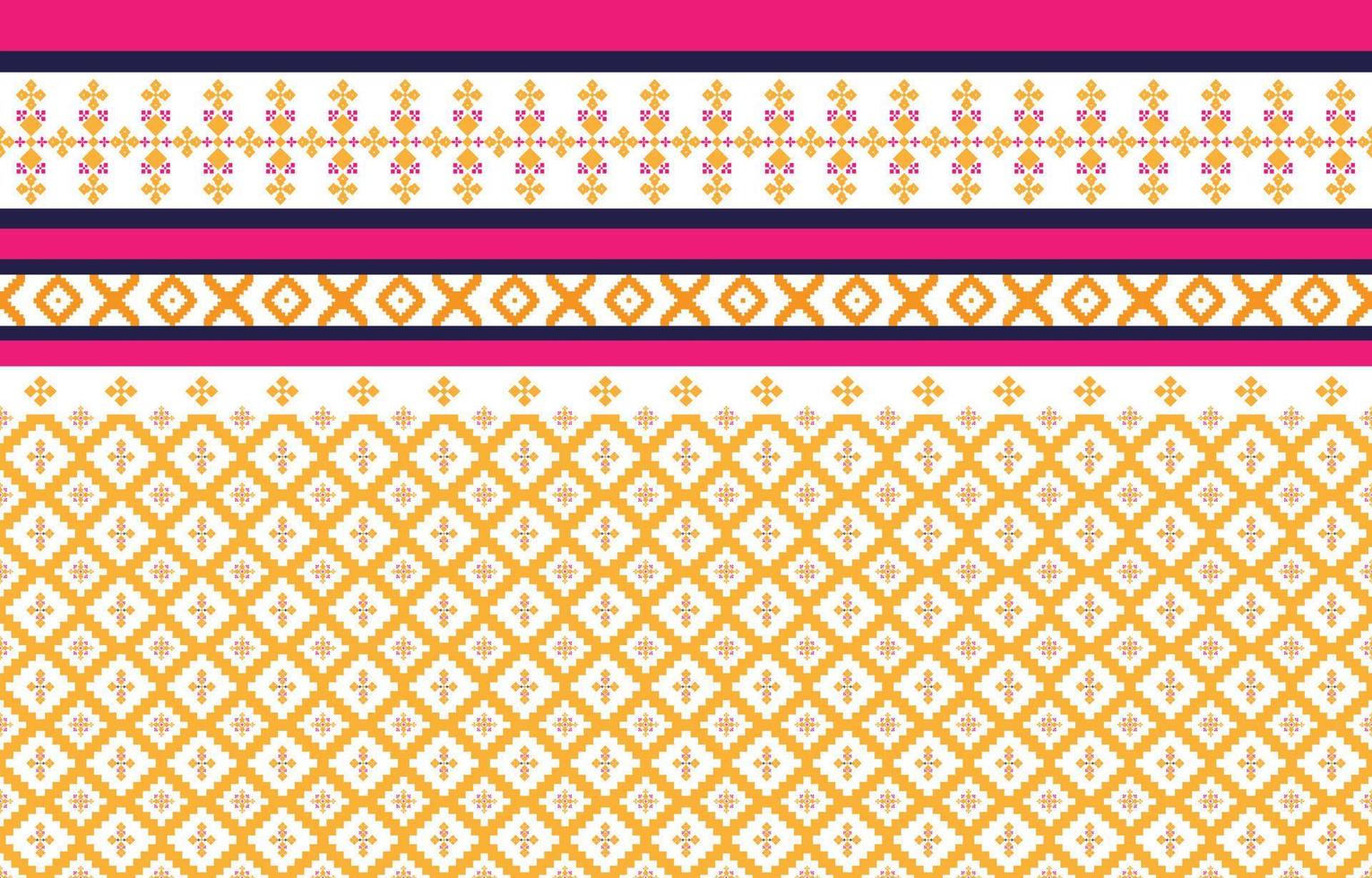 Abstract geometric and tribal patterns, usage design local fabric patterns, Design inspired by indigenous tribes. geometric Vector illustration