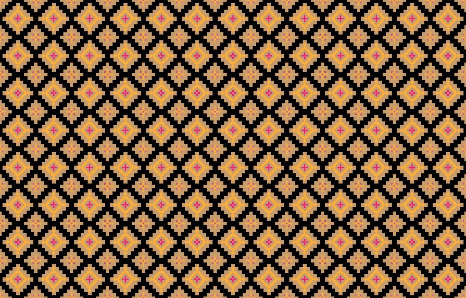 Abstract geometric and tribal patterns, usage design local fabric patterns, Design inspired by indigenous tribes. geometric Vector illustration