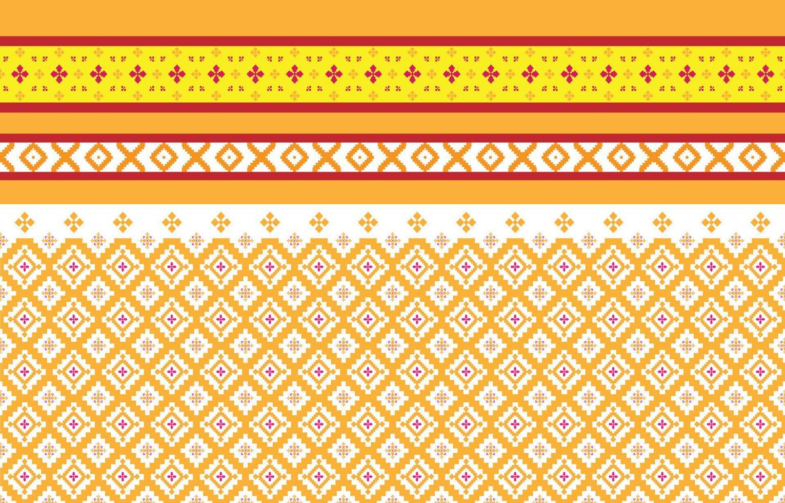Abstract geometric and tribal patterns, usage design local fabric patterns, Design inspired by indigenous tribes. geometric Vector illustration