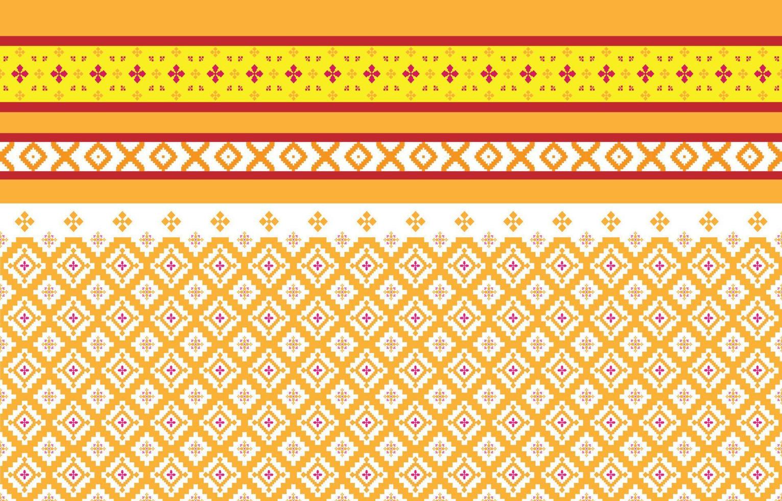 Abstract geometric and tribal patterns, usage design local fabric patterns, Design inspired by indigenous tribes. geometric Vector illustration