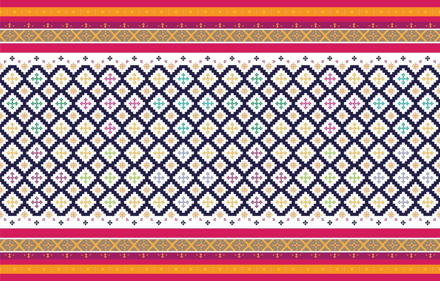 Abstract geometric and tribal patterns, usage design local fabric patterns, Design inspired by indigenous tribes. geometric Vector illustration