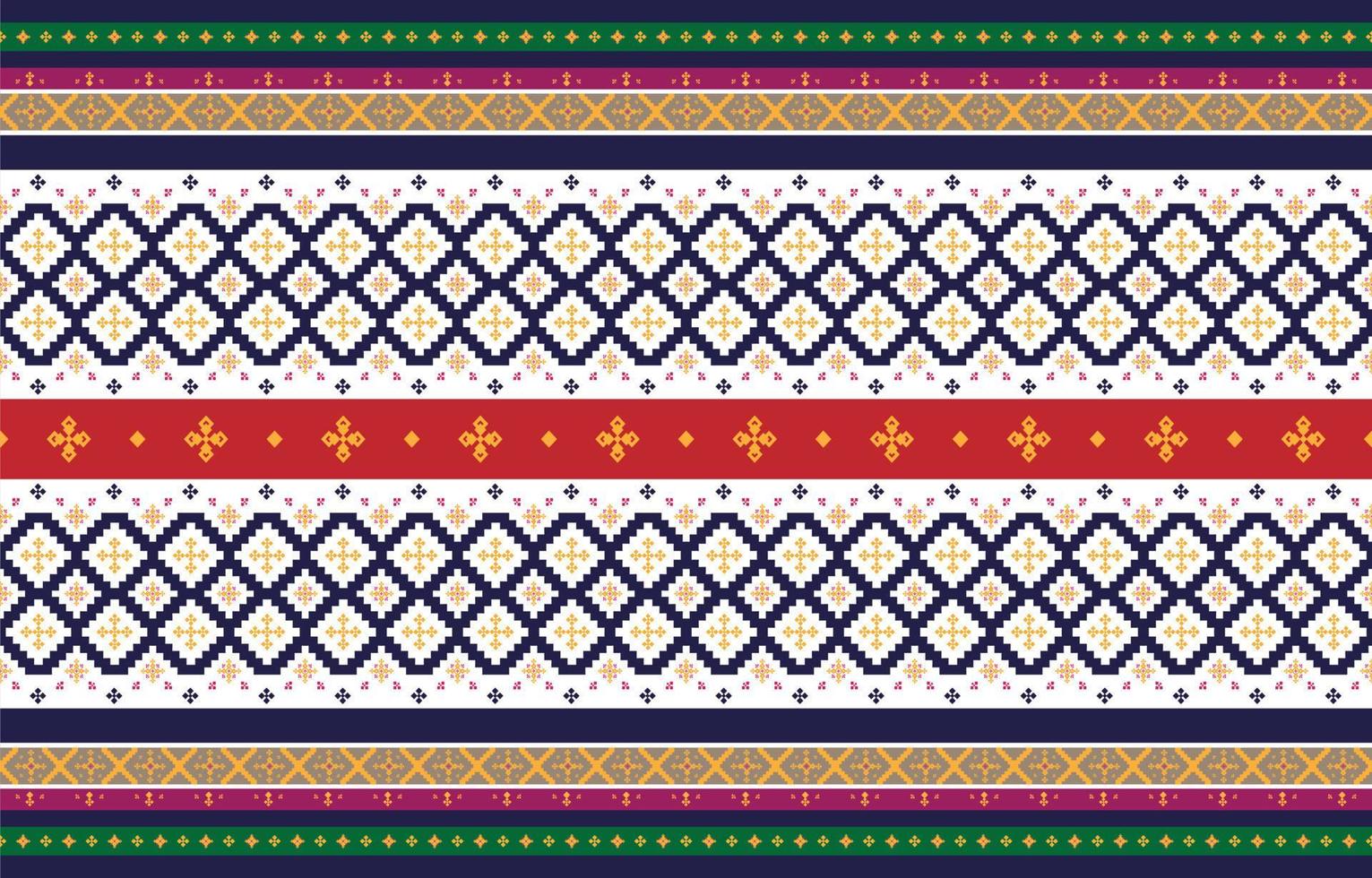 Abstract geometric and tribal patterns, usage design local fabric patterns, Design inspired by indigenous tribes. geometric Vector illustration