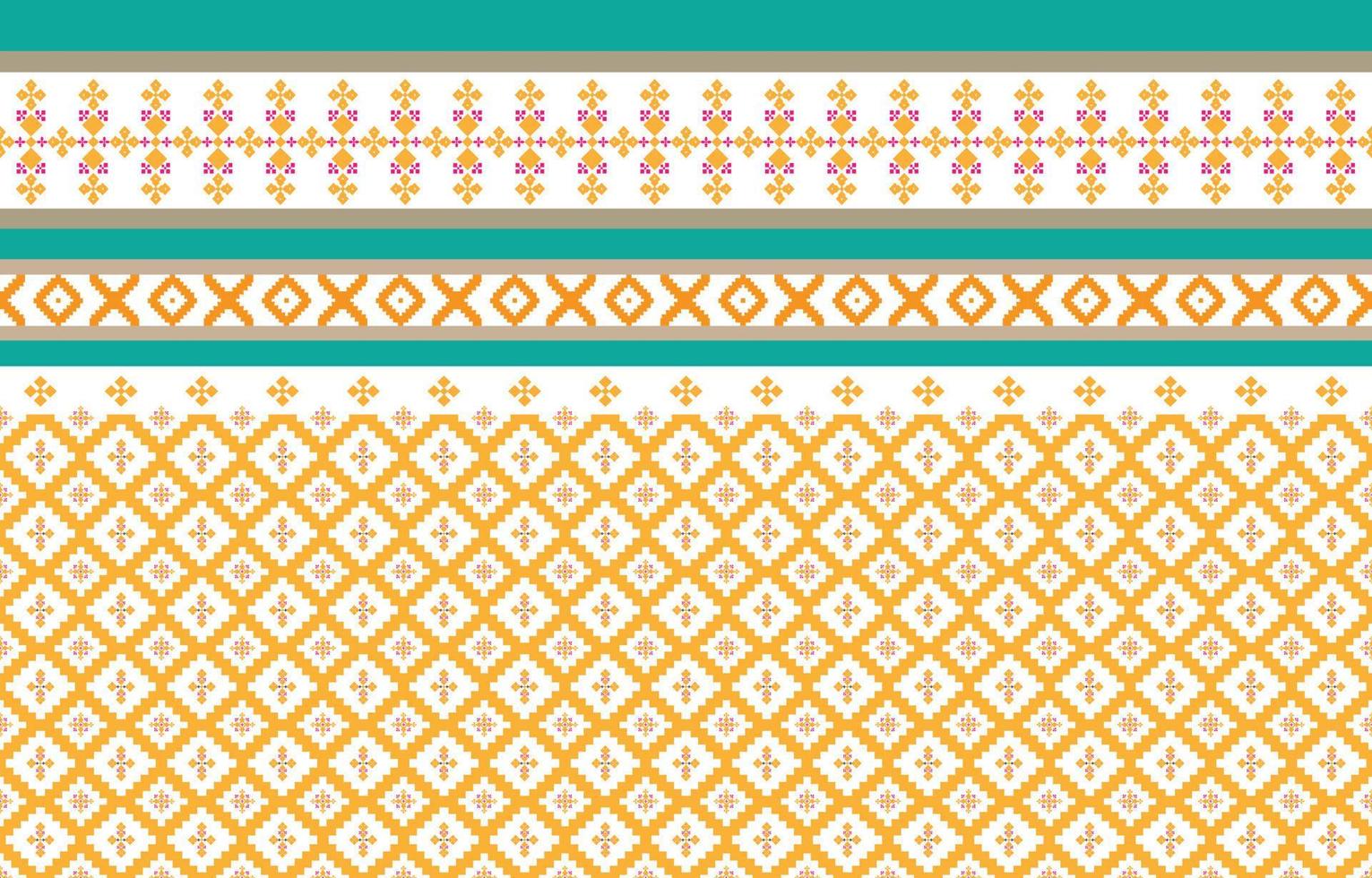 Abstract geometric and tribal patterns, usage design local fabric patterns, Design inspired by indigenous tribes. geometric Vector illustration