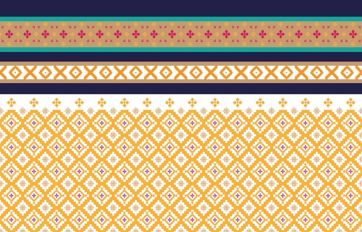 Abstract geometric and tribal patterns, usage design local fabric patterns, Design inspired by indigenous tribes. geometric Vector illustration