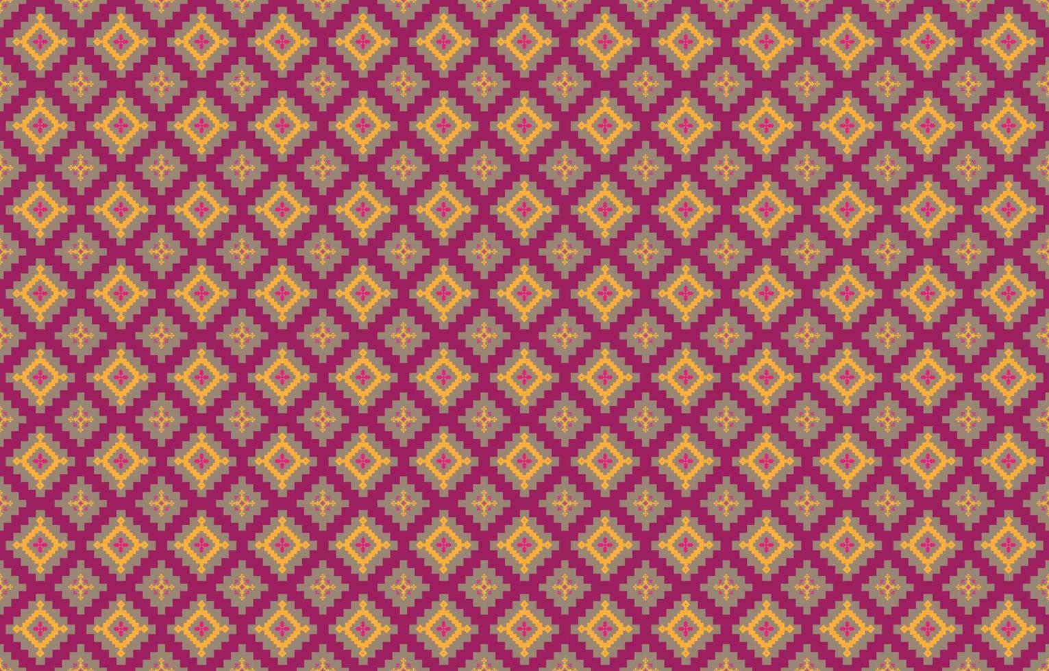 Abstract geometric and tribal patterns, usage design local fabric patterns, Design inspired by indigenous tribes. geometric Vector illustration