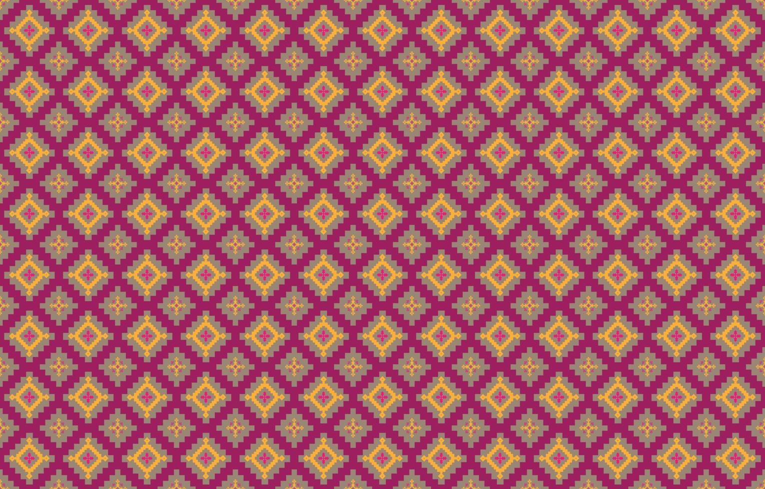 Abstract geometric and tribal patterns, usage design local fabric patterns, Design inspired by indigenous tribes. geometric Vector illustration