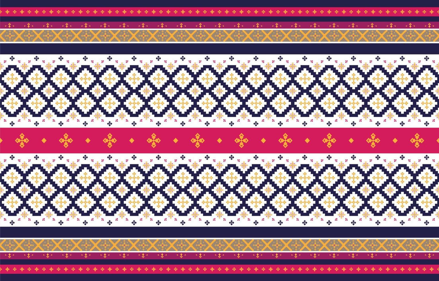 Abstract geometric and tribal patterns, usage design local fabric patterns, Design inspired by indigenous tribes. geometric Vector illustration