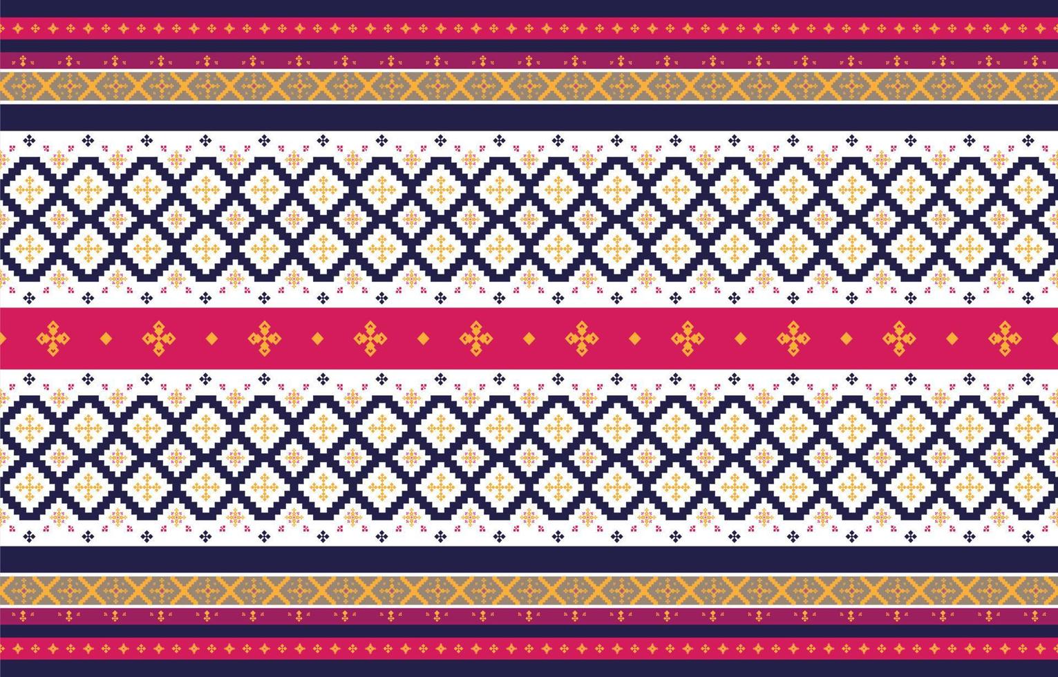 Abstract geometric and tribal patterns, usage design local fabric patterns, Design inspired by indigenous tribes. geometric Vector illustration