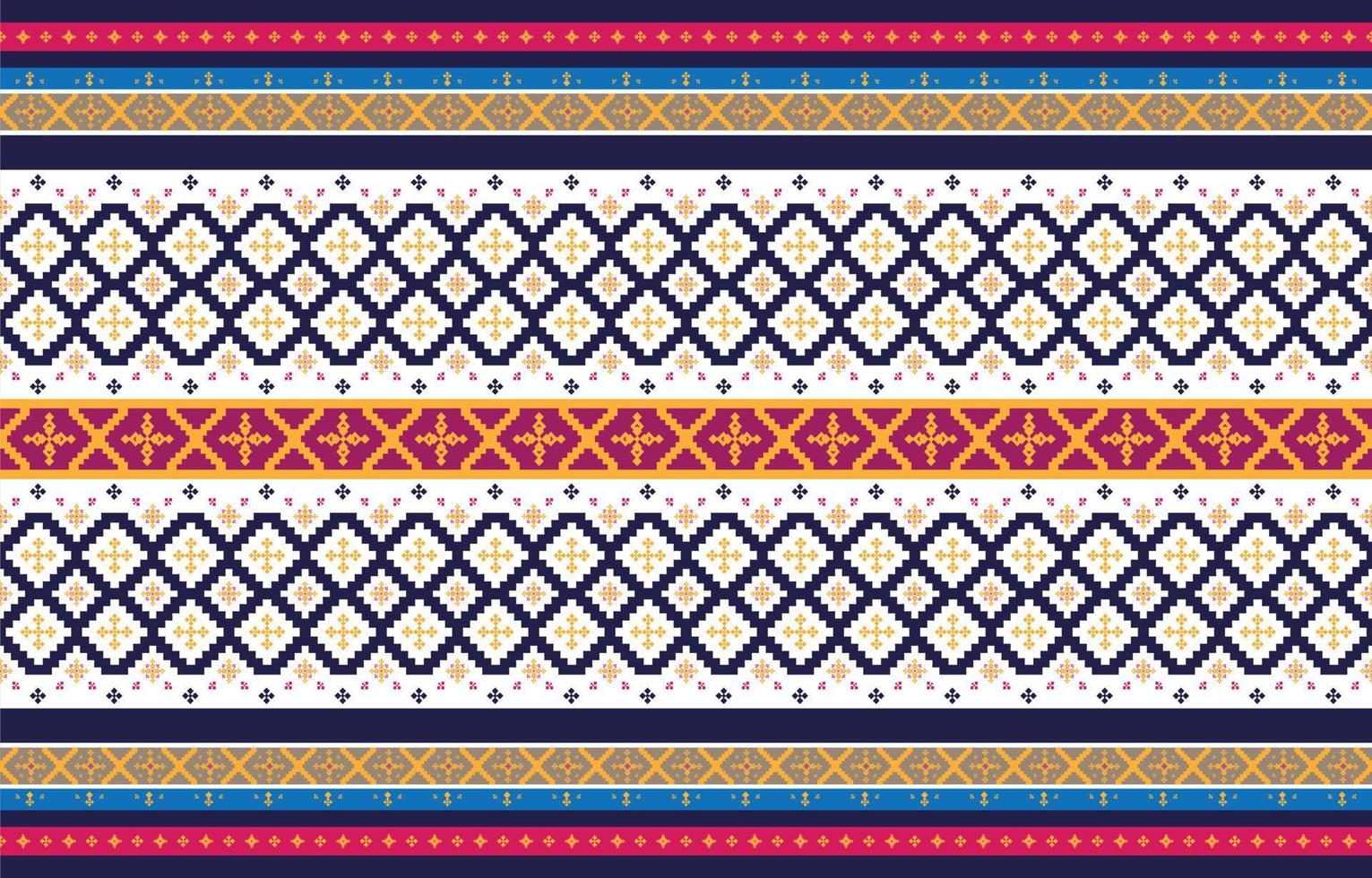 Abstract geometric and tribal patterns, usage design local fabric patterns, Design inspired by indigenous tribes. geometric Vector illustration