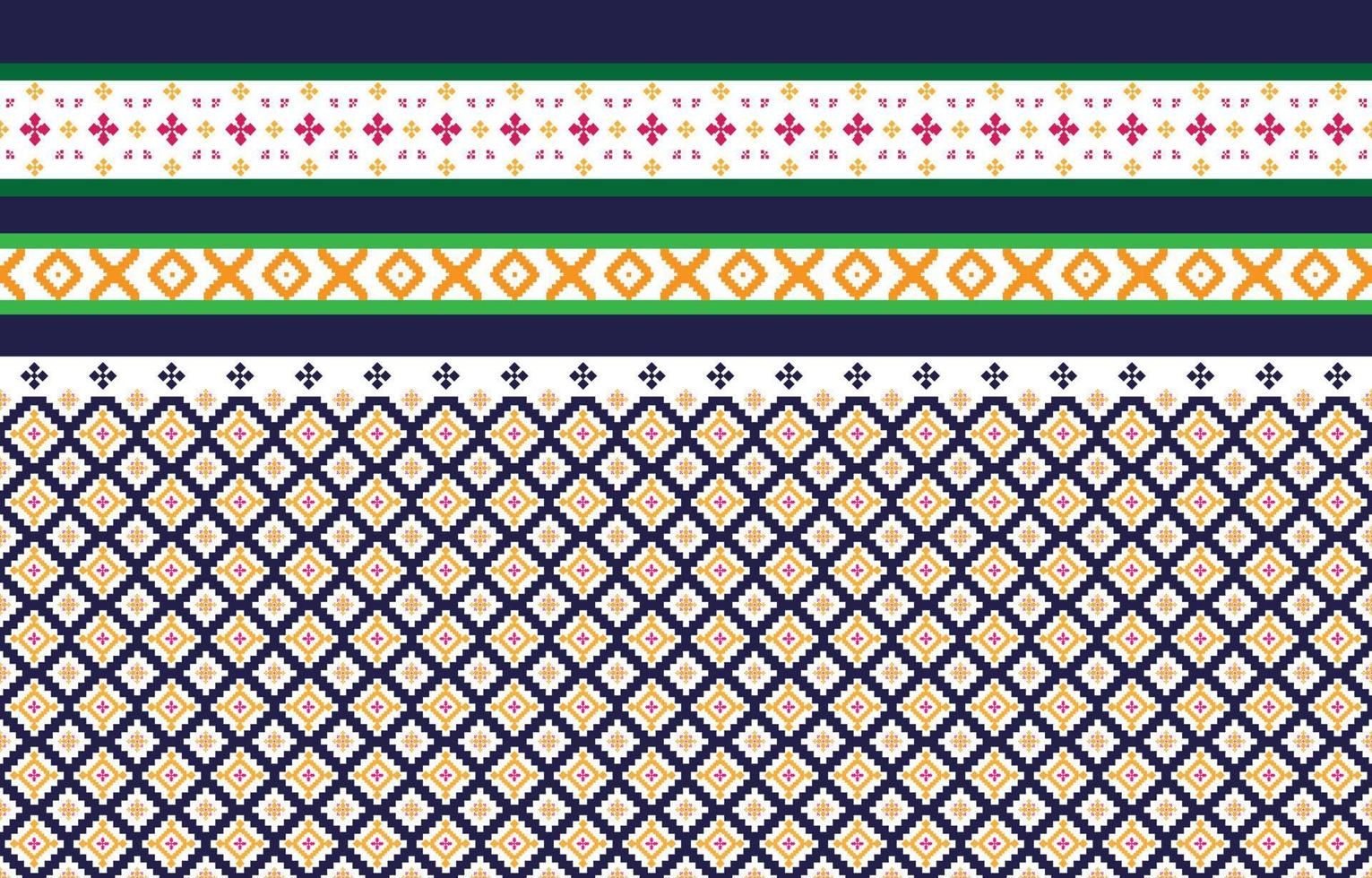 Abstract geometric and tribal patterns, usage design local fabric patterns, Design inspired by indigenous tribes. geometric Vector illustration