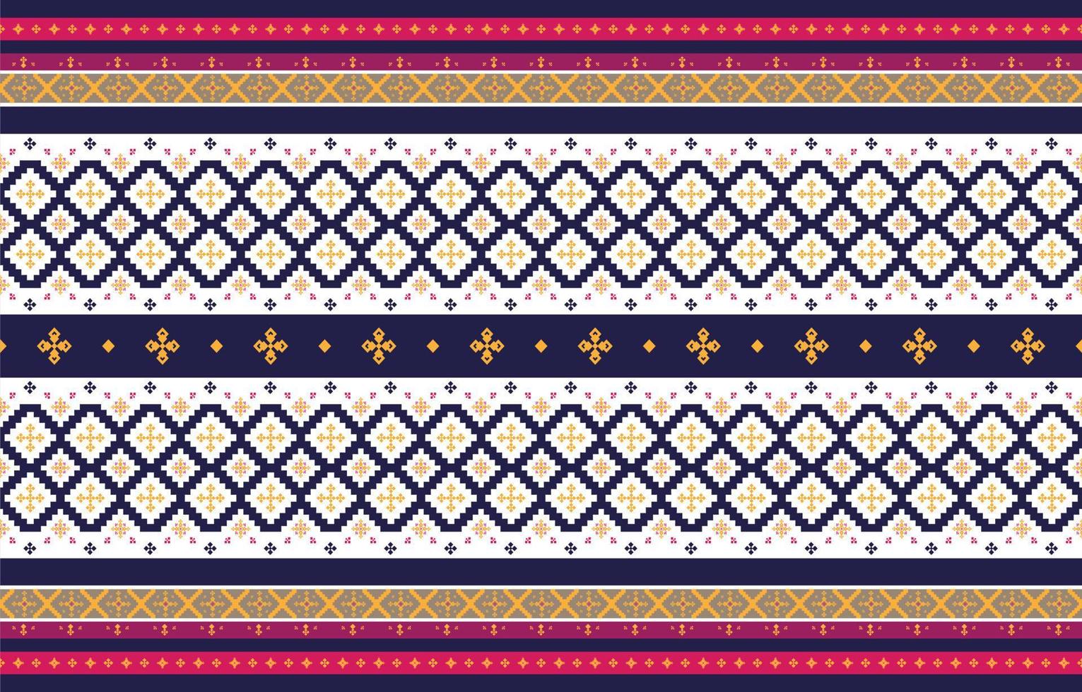 Abstract geometric and tribal patterns, usage design local fabric patterns, Design inspired by indigenous tribes. geometric Vector illustration
