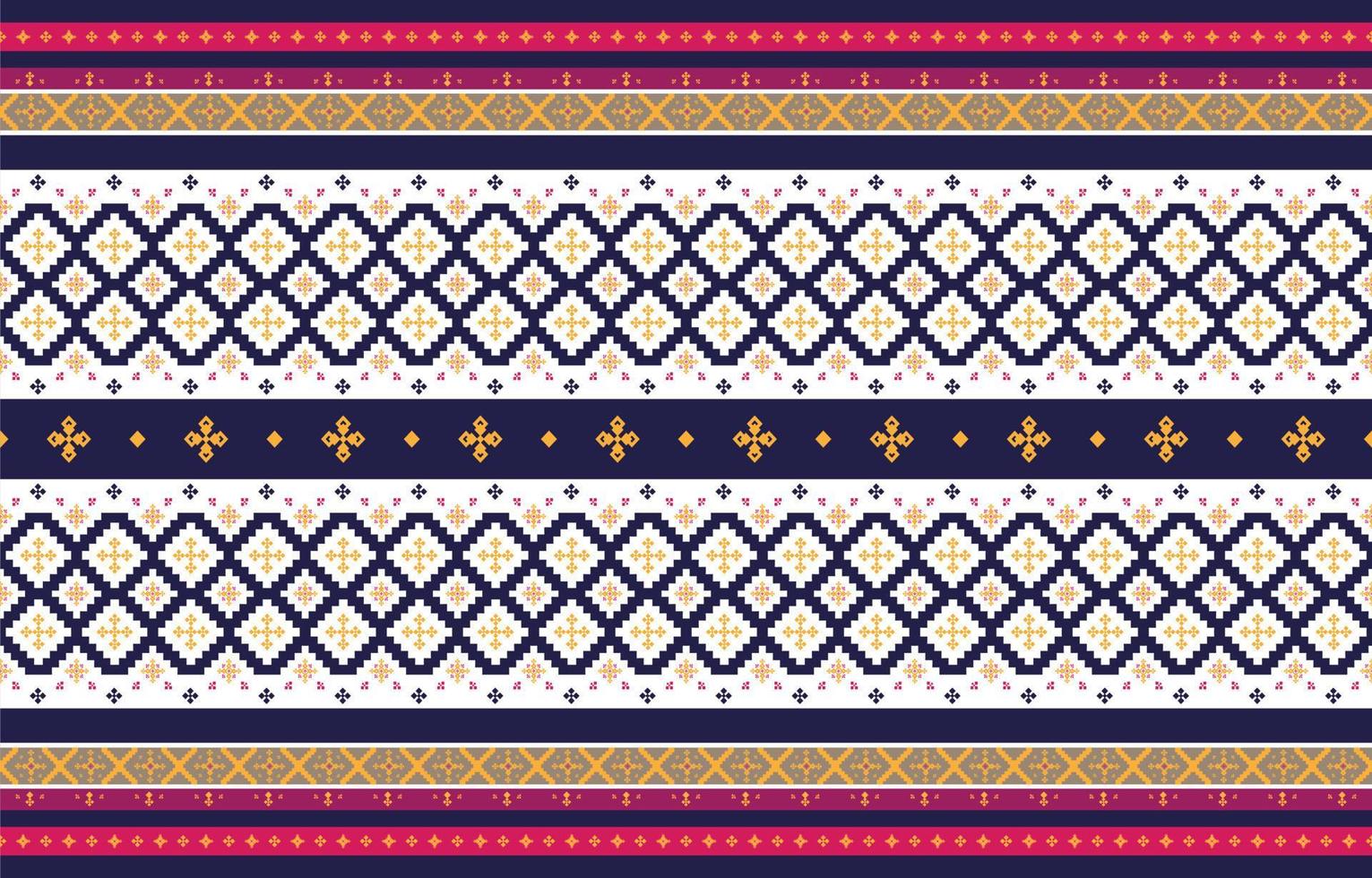 Abstract geometric and tribal patterns, usage design local fabric patterns, Design inspired by indigenous tribes. geometric Vector illustration