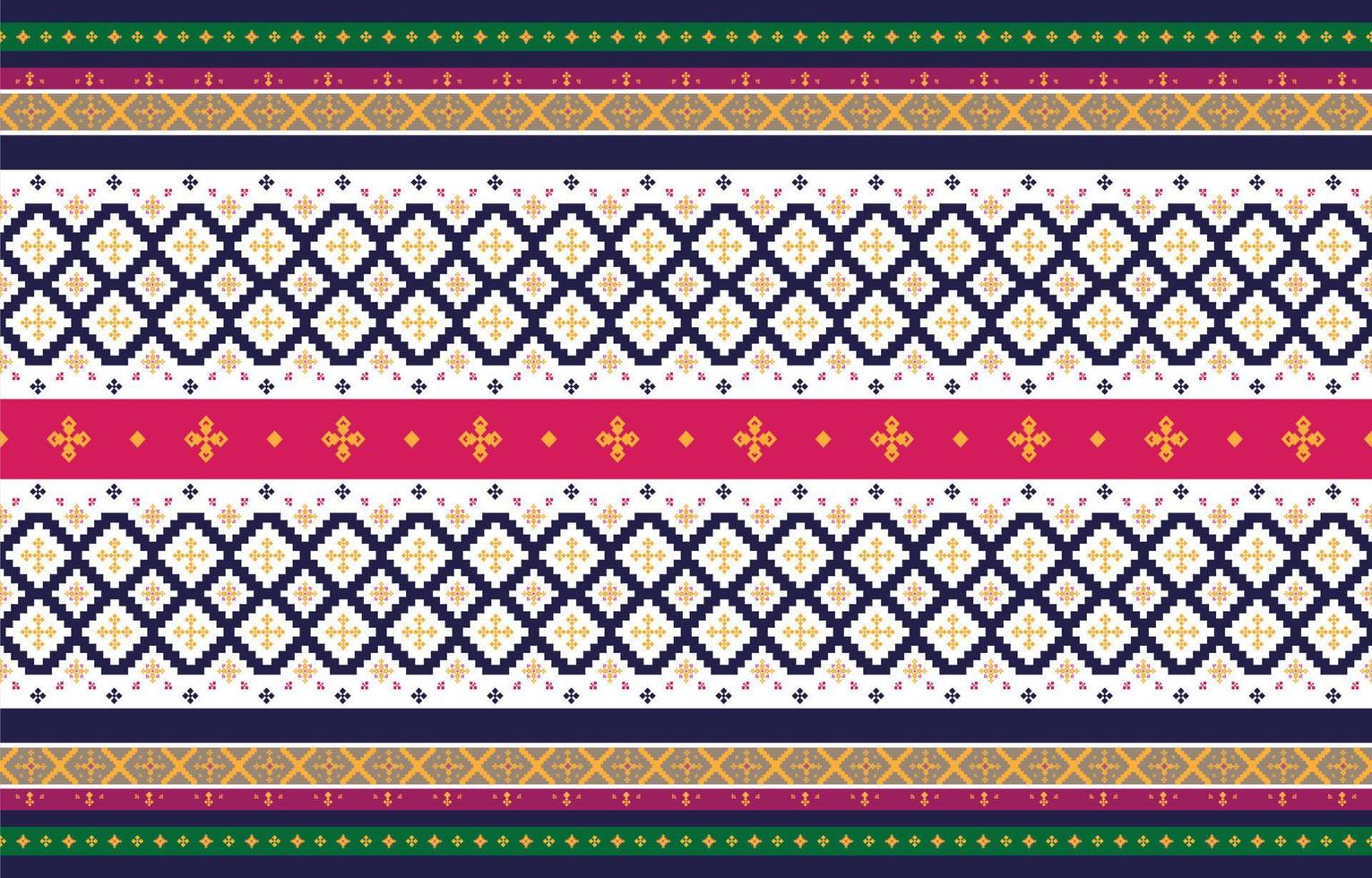 Abstract geometric and tribal patterns, usage design local fabric patterns, Design inspired by indigenous tribes. geometric Vector illustration