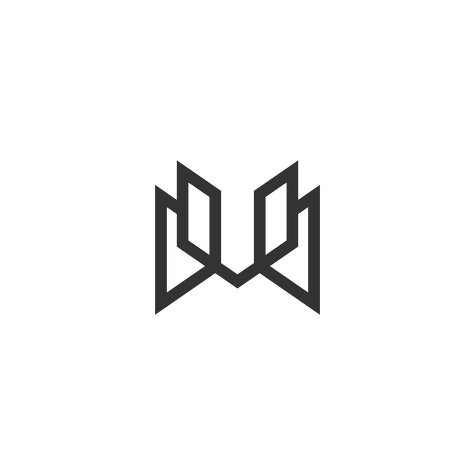 Initial Letter MV Logo or VM Logo Design Vector Template