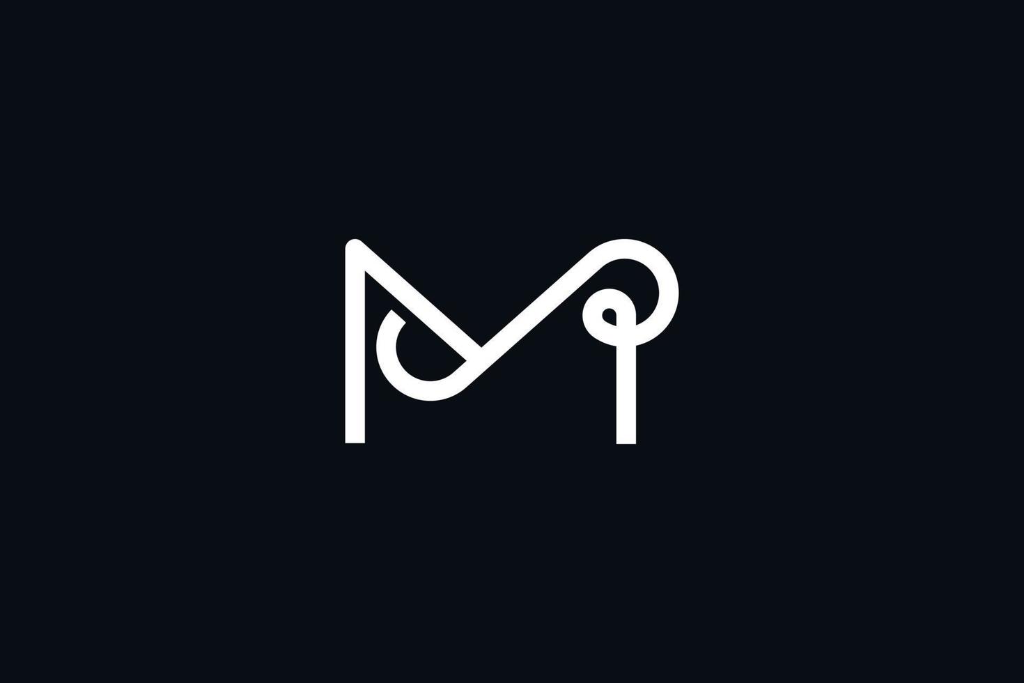 Initial Letter SM Logo or MS Logo Design Vector