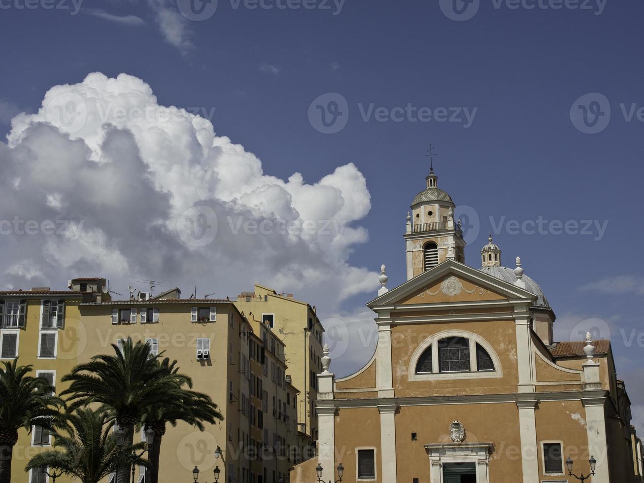 ajaccio on corsica island photo