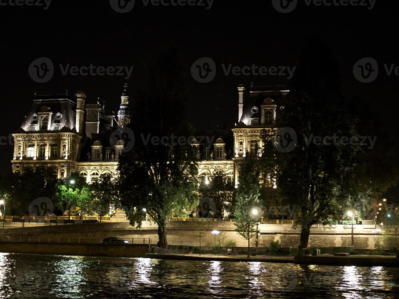 Paris at night photo