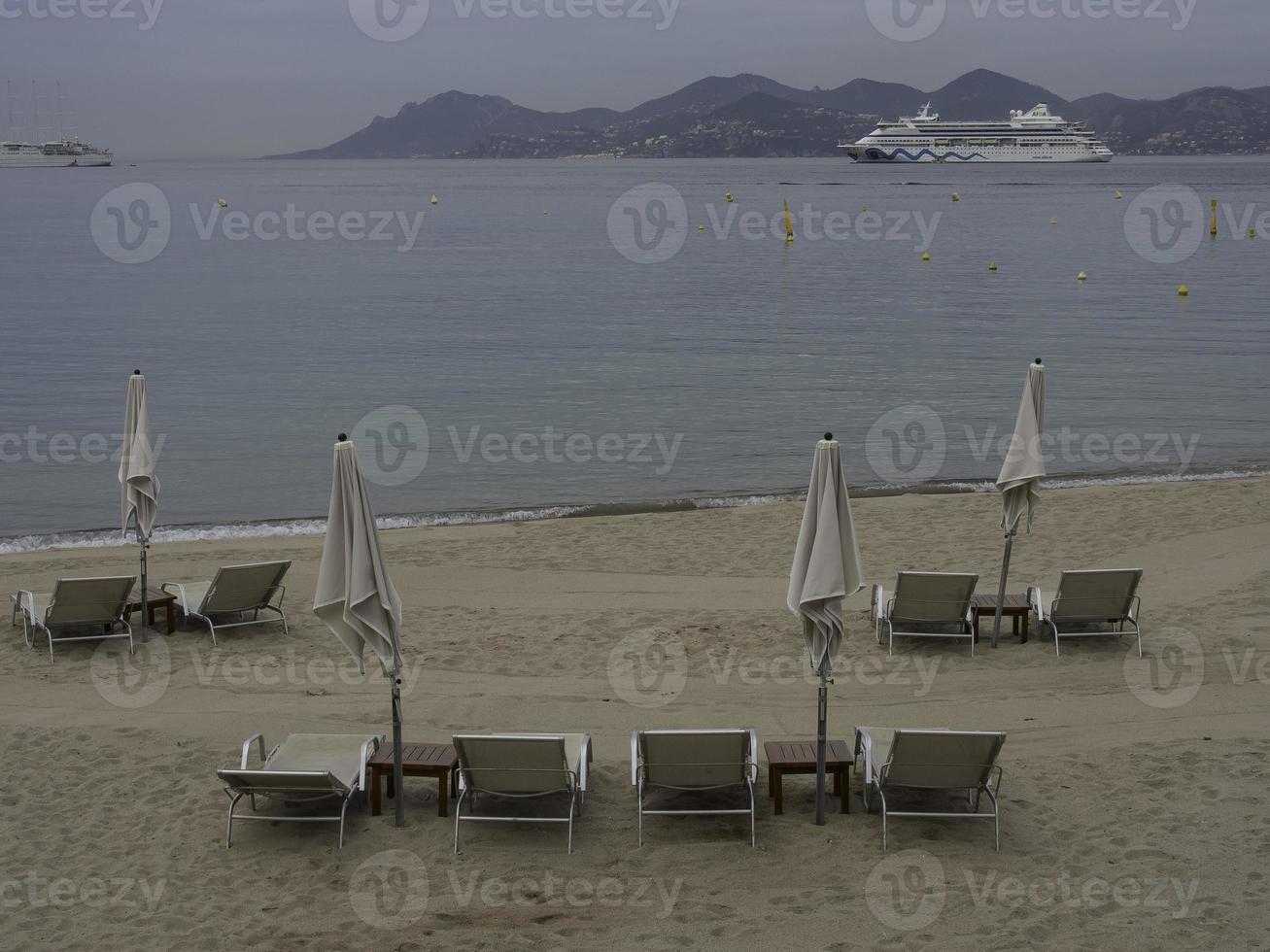The city of Cannes in france photo