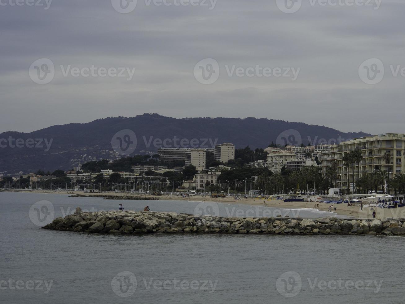 The city of Cannes in france photo