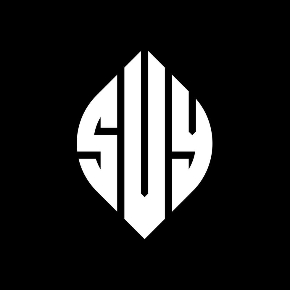 SVY circle letter logo design with circle and ellipse shape. SVY ellipse letters with typographic style. The three initials form a circle logo. SVY Circle Emblem Abstract Monogram Letter Mark Vector. vector