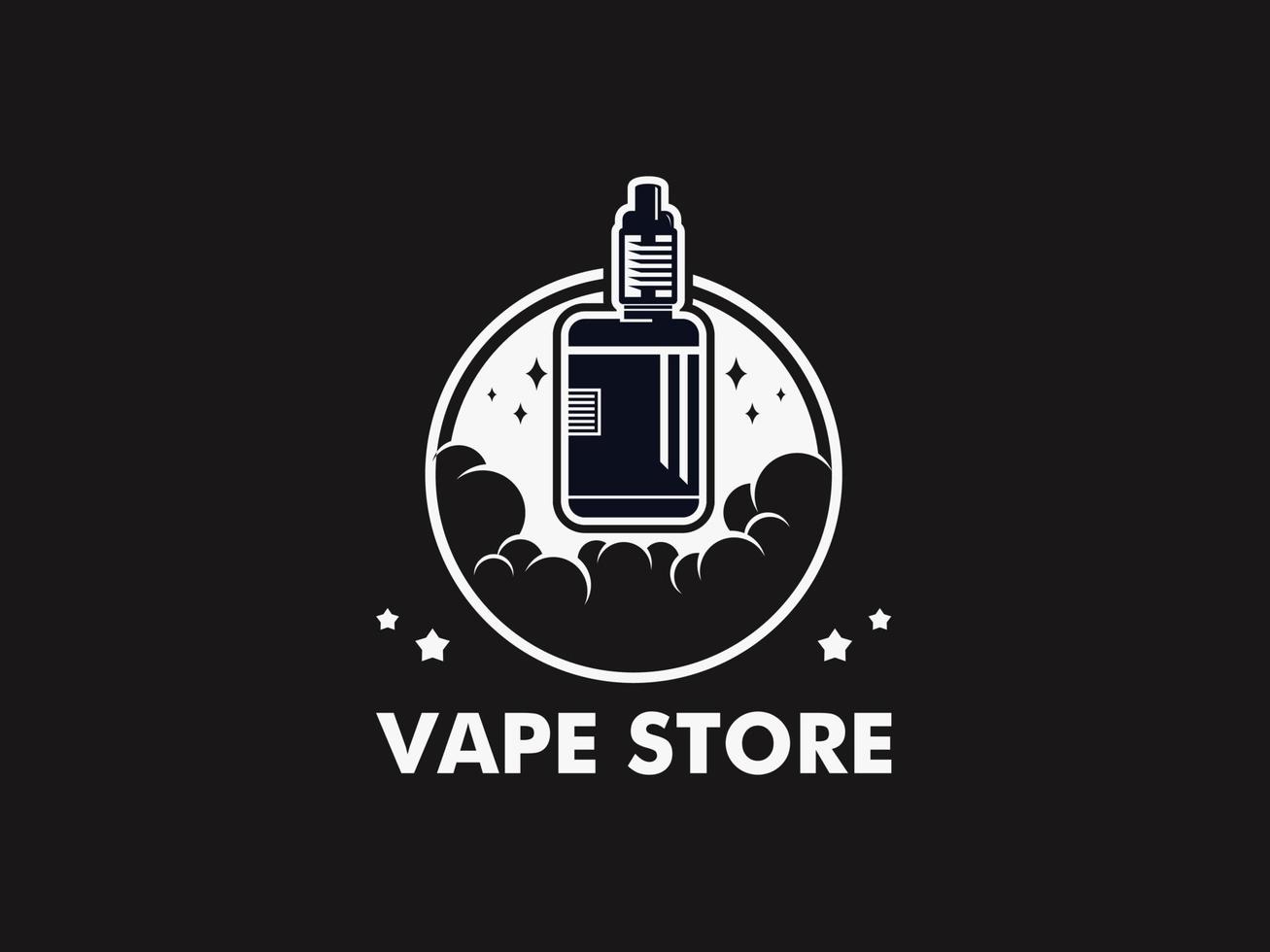 vape shop logo vector