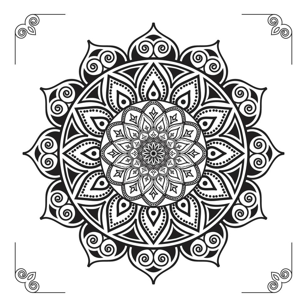 Creative, Modern, Abstract and Professional Luxury Ornamental Mandala Background Design or Pattern Design Vector