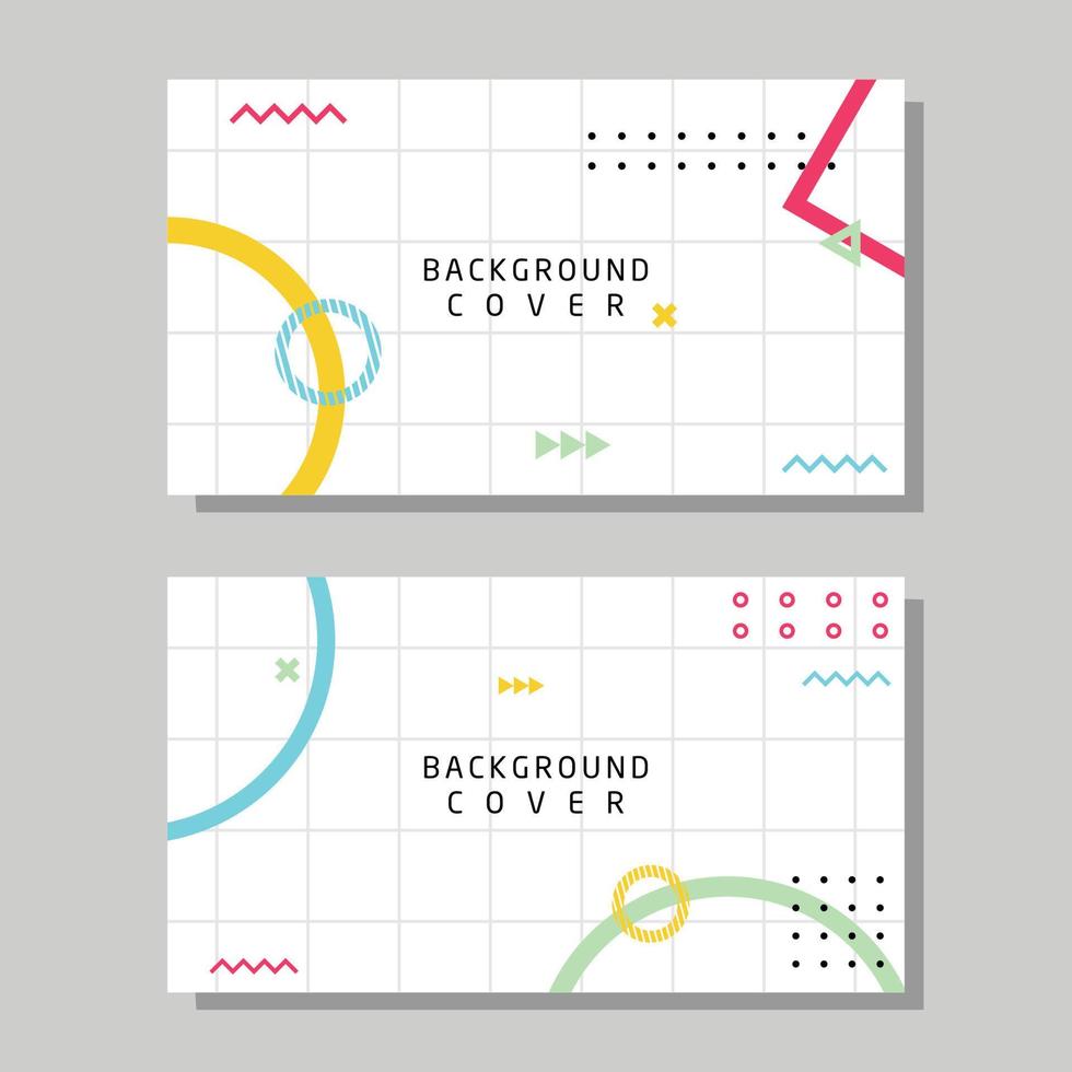 Abastract geometric design templates background vector